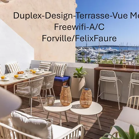Apartment Luxueux 3 Terrasse Vue Mer, Felix Faure- Forville A3b047 Cannes