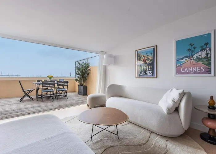 Luxueux 3 Terrasse Vue Mer, Felix Faure- Forville A3b047 شقة *