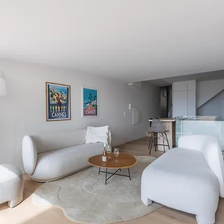 公寓 Luxueux 3 Terrasse Vue Mer, Felix Faure- Forville A3b047 戛纳