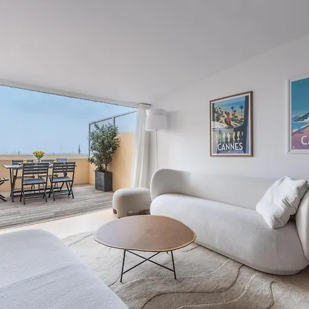 Luxueux 3 Terrasse Vue Mer, Felix Faure- Forville A3b047 شقة *