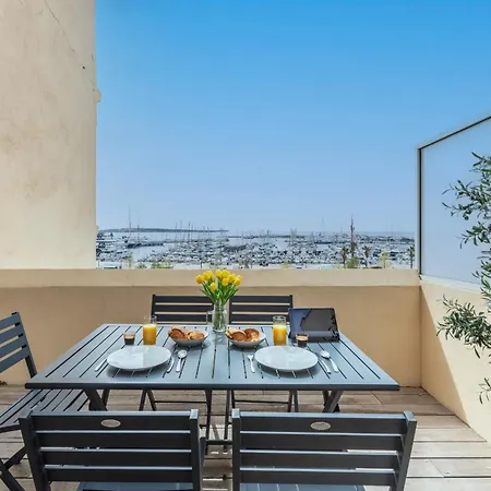 Luxueux 3 Terrasse Vue Mer, Felix Faure- Forville A3b047 *